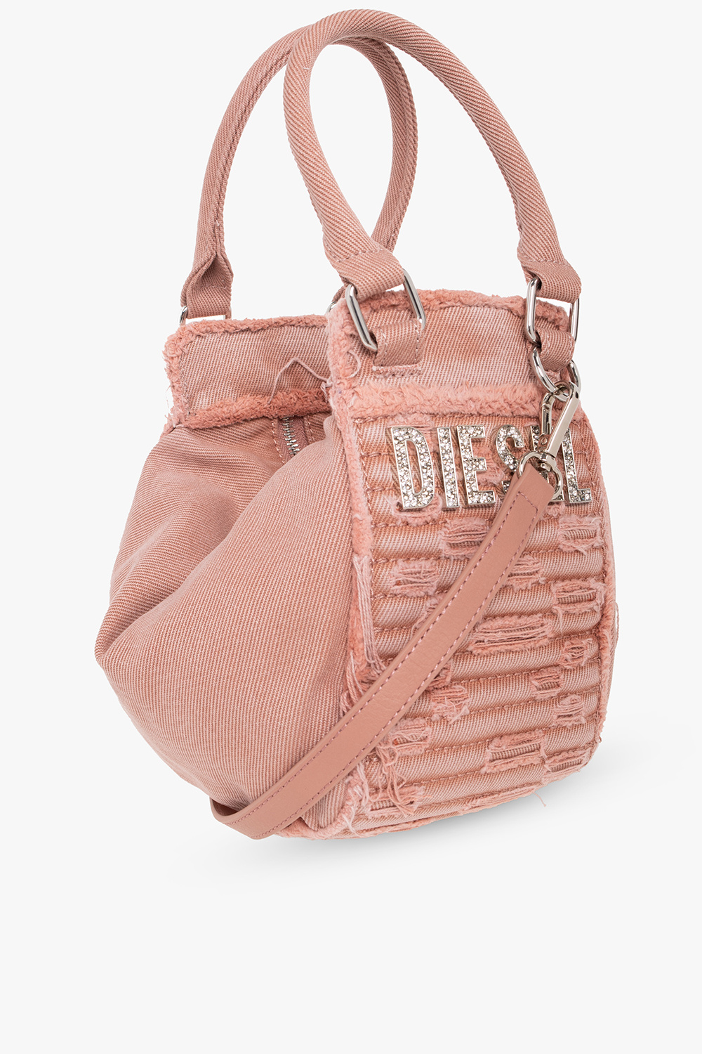 Pink 'D - logo-patch cross-body bag - VINA - IetpShops Qatar - C 